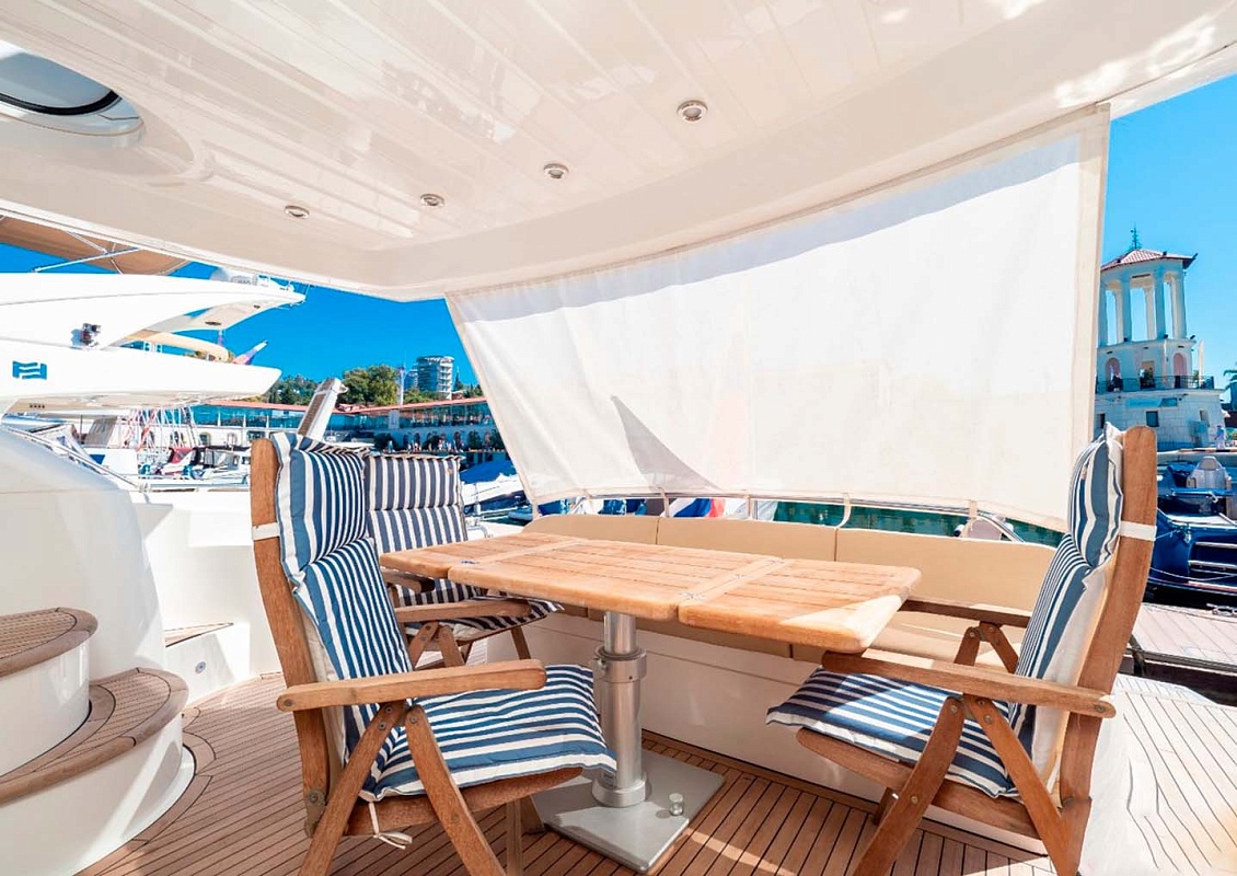Аренда моторной яхты Sunseeker 66 Manhattan в Сочи